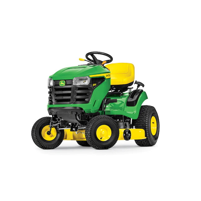 John Deere S100 17.5-HP Hydrostatic Riding Lawn Mower with 42-inch Deck - Perfect for Mulching!