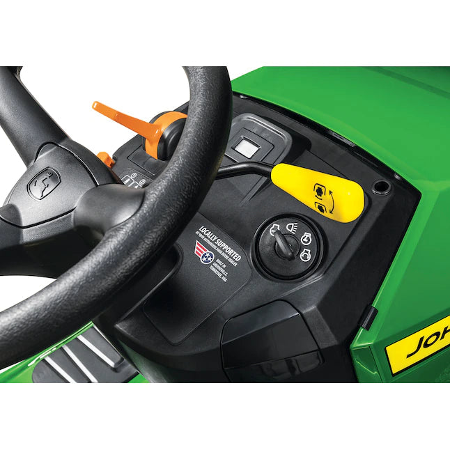 John Deere S100 17.5-HP Hydrostatic Riding Lawn Mower with 42-inch Deck - Perfect for Mulching!