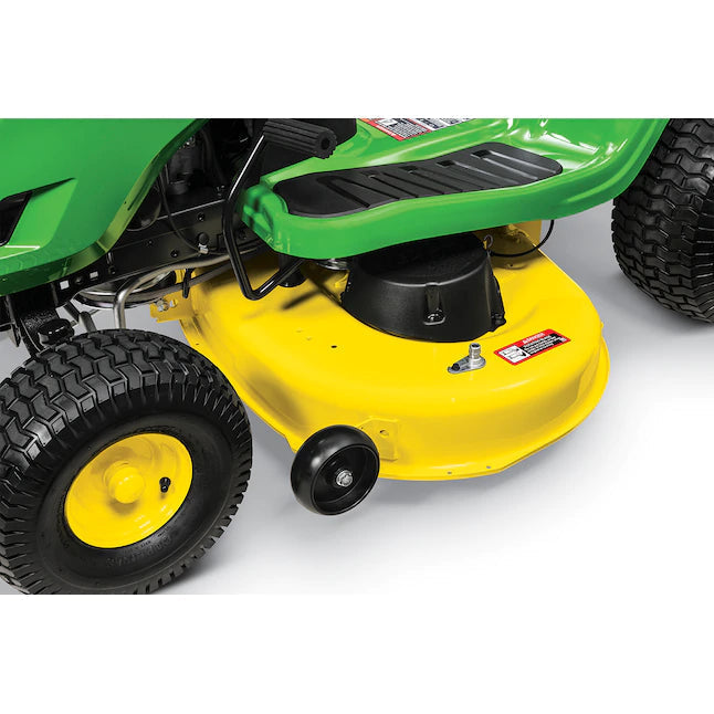 John Deere S100 17.5-HP Hydrostatic Riding Lawn Mower with 42-inch Deck - Perfect for Mulching!