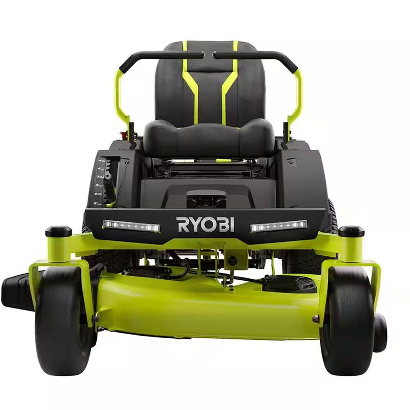 Ryobi 42" Powerful 100 Ah Battery Electric Zero Turn Riding Mower