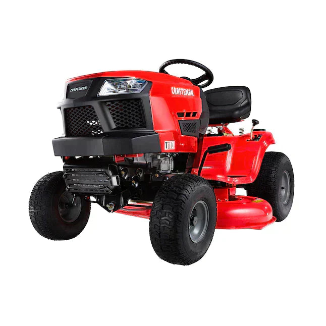 Powerful 42-inch CRAFTSMAN T110 Riding Lawn Mower with 17.5 HP Engine for Effortless Lawn Care