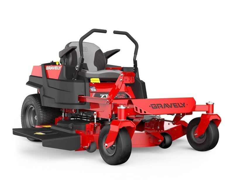 Gravely ZT X 52" - Powerful 24HP Kohler Zero Turn Lawn Mower for Effortless Lawn Care