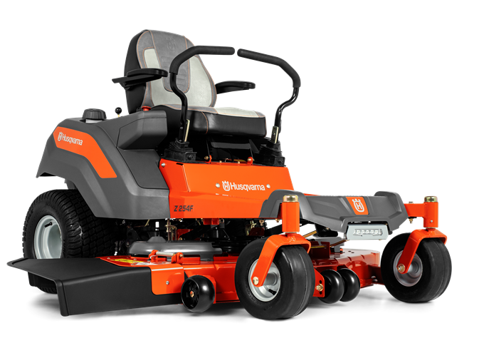 Experience the Power of the Husqvarna Z254F Zero Turn Lawn Mower: 54" Cutting Deck with 26HP Kohler Engine!